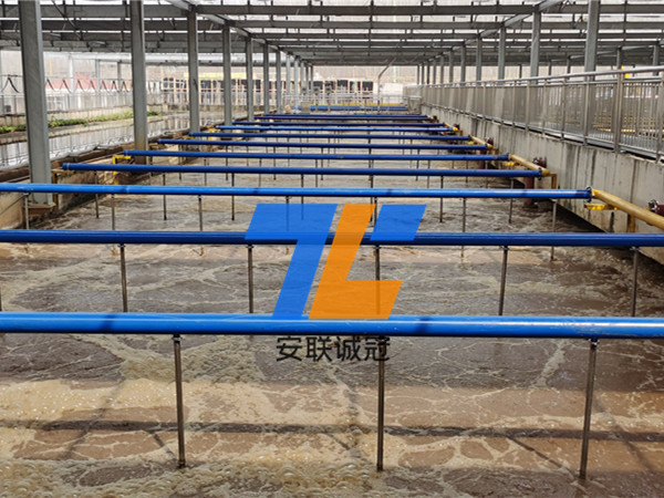 浙江水廠氧化溝運營中更改可提升曝氣器安裝效果